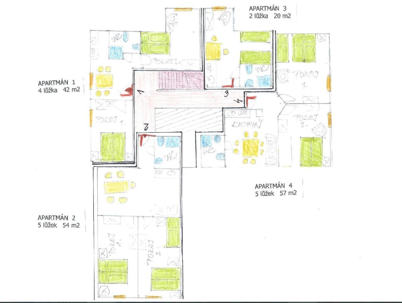 Apartmany Sara Tanvald Bagian luar foto